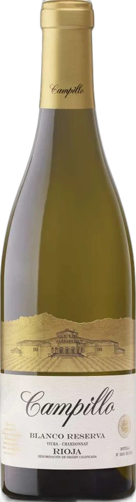 Botella de Campillo Blanco Reserva, Blanco reserva de Bodegas Campillo