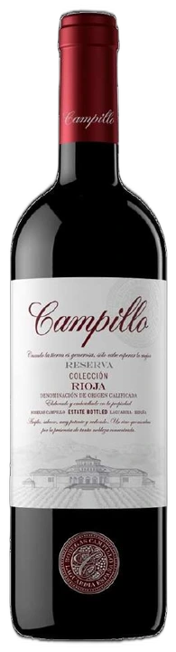 Botella de Campillo Reserva Colección, Tinto reserva de Bodegas Campillo