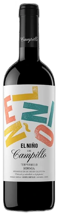Botella de El Niño de Campillo