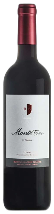 Botella de Monte Toro Reserva, Tinto reserva de Bodegas Ramón Ramos