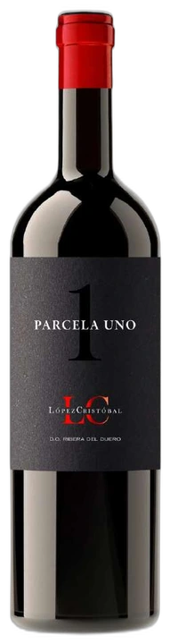 Botella de Parcela Uno, Tinto de Bodegas López Cristóbal
