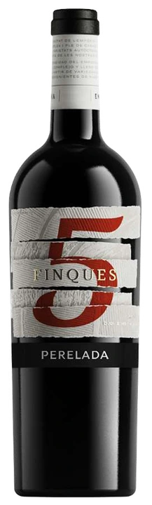 Botella de Perelada 5 Finques, Tinto con crianza de Perelada